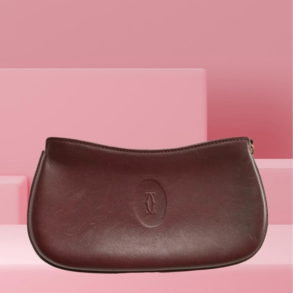 Must de Cartier Vintage 1980\'s Slim Coin Mini Purse